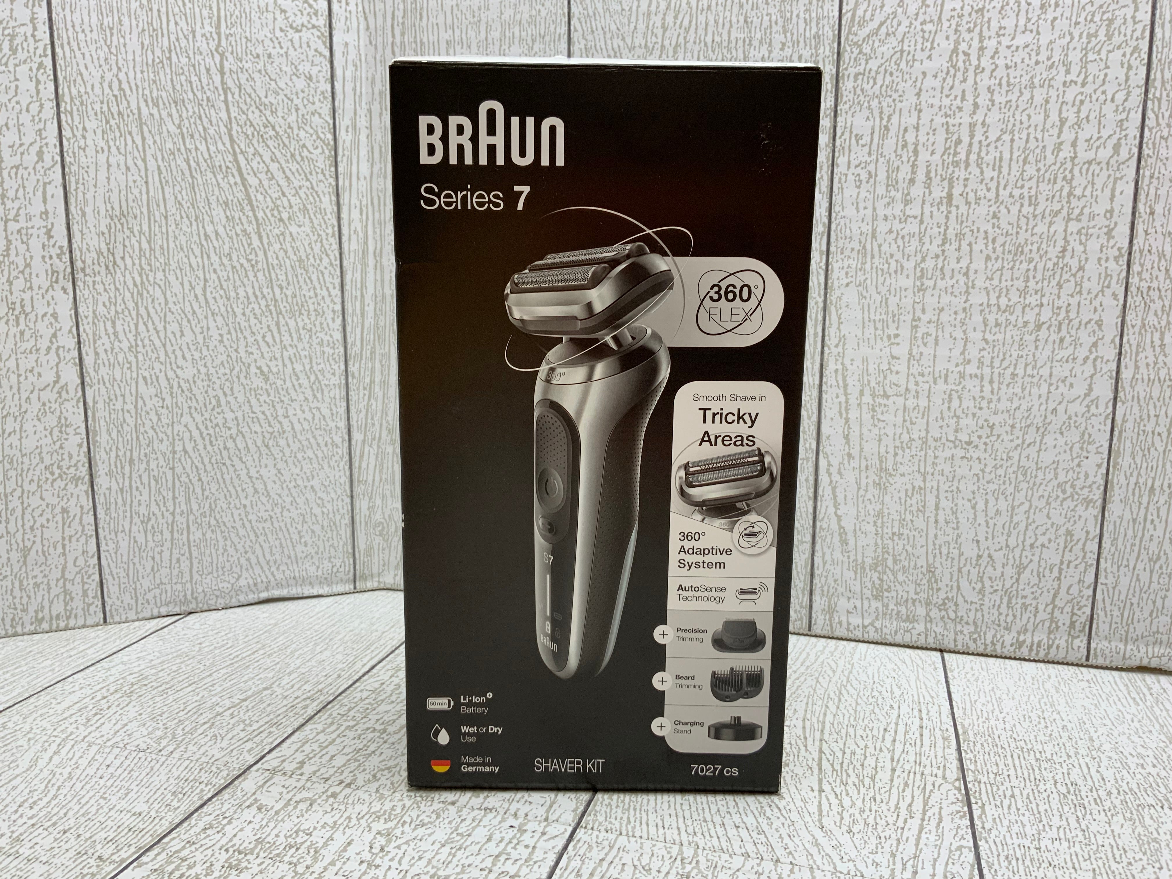 Braun Series 7 360 Flex Head Electric Shaver with Beard Trimmer for Men (8026832503022)